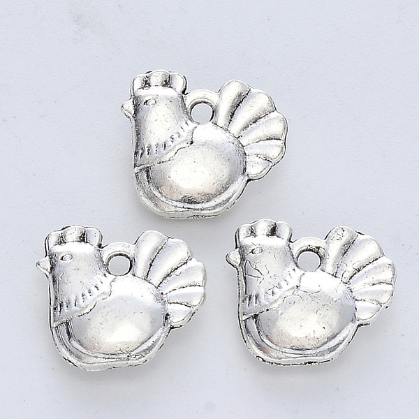 PandaHall Tibetan Style Alloy Pendants, Cadmium Free & Lead Free, Chicken, Antique Silver, 12x13x3mm, Hole: 1.5mm, about 416pcs/500g Alloy...
PandaHall Tibetan Style Alloy Pendants, Cadmium Free & Lead Free, Chicken, Antique Silver, 12x13x3mm, Hole: 1.5mm, about 416pcs/500g Alloy...