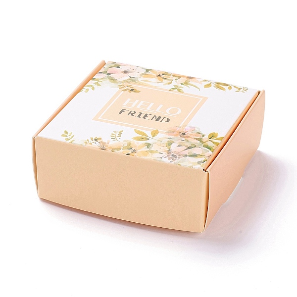 PandaHall Creative Folding Wedding Candy Cardboard Box, Small Paper Gift Boxes, for Handmade Soap and Trinkets, Flower Pattern...
PandaHall Creative Folding Wedding Candy Cardboard Box, Small Paper Gift Boxes, for Handmade Soap and Trinkets, Flower Pattern...