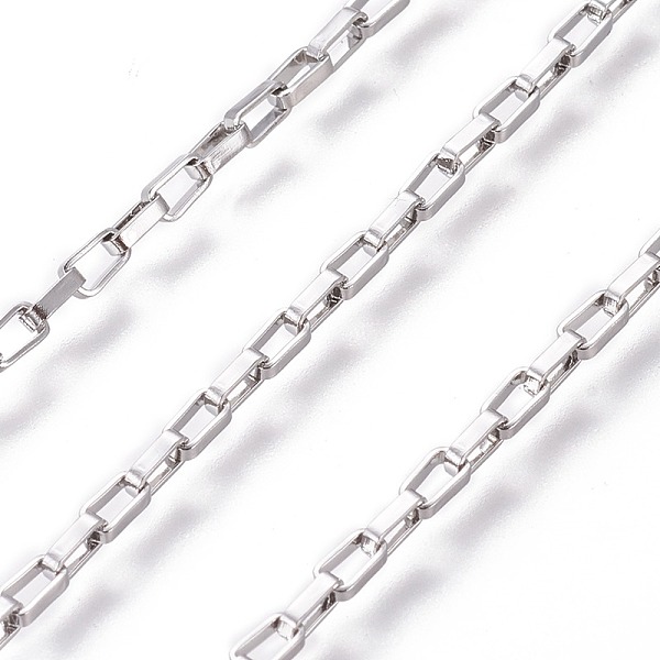 PandaHall 304 Stainless Steel Box Chains, Unwelded, with Spool, Stainless Steel Color, 2mm, Link: 4x2x1mm, about 82.02 Feet(25m)/roll 304...
PandaHall 304 Stainless Steel Box Chains, Unwelded, with Spool, Stainless Steel Color, 2mm, Link: 4x2x1mm, about 82.02 Feet(25m)/roll 304...