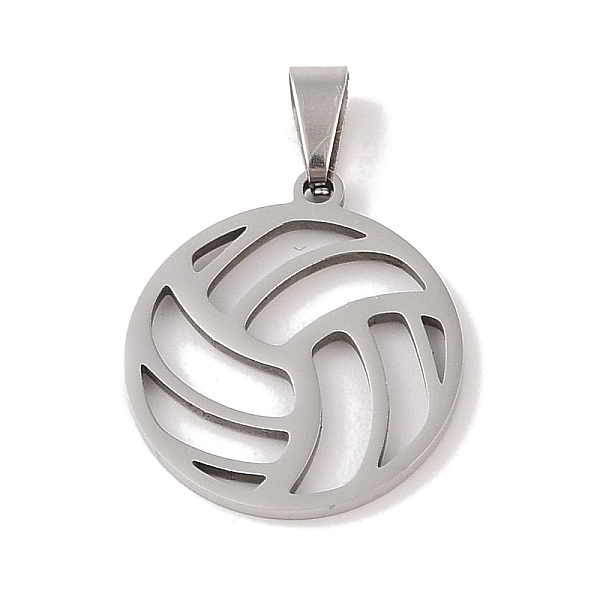 PandaHall 201 Stainless Steel Pendants, Stainless Steel Color, Volleyball, 22x20x1.5mm, Hole: 4x7mm 201 Stainless Steel Volleyball
PandaHall 201 Stainless Steel Pendants, Stainless Steel Color, Volleyball, 22x20x1.5mm, Hole: 4x7mm 201 Stainless Steel Volleyball