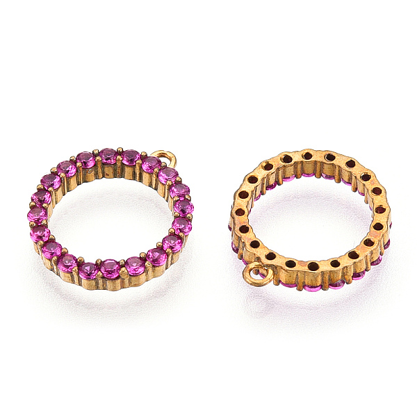 PandaHall Brass Micro Pave Cubic Zirconia Charms, Nickel Free, Round Ring, Unplated, Camellia, 13x11x2mm, Hole: 1mm Brass+Cubic Zirconia..., Pink
PandaHall Brass Micro Pave Cubic Zirconia Charms, Nickel Free, Round Ring, Unplated, Camellia, 13x11x2mm, Hole: 1mm Brass+Cubic Zirconia..., Pink