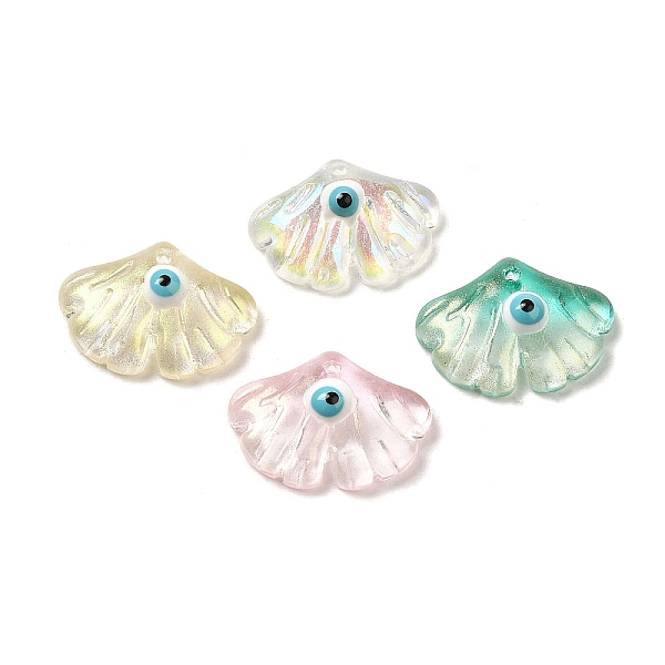 PandaHall Transparent Glass with Enamel Pendants, Ginkgo Leaf with Evil Eye Charms, Mixed Color, 15x20x5.5~6mm, Hole: 1.5mm Glass Leaf..., Multicolor
PandaHall Transparent Glass with Enamel Pendants, Ginkgo Leaf with Evil Eye Charms, Mixed Color, 15x20x5.5~6mm, Hole: 1.5mm Glass Leaf..., Multicolor