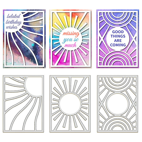 PandaHall Carbon Steel Cutting Dies Stencils, for DIY Scrapbooking, Photo Album, Decorative Embossing Paper Card, Stainless Steel Color, Sun...
PandaHall Carbon Steel Cutting Dies Stencils, for DIY Scrapbooking, Photo Album, Decorative Embossing Paper Card, Stainless Steel Color, Sun...