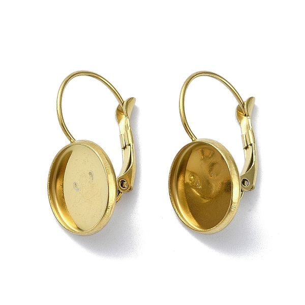PandaHall 304 Stainless Steel Leverback Earring Settings, Golden, Tray: 12mm, 24.5x13.5mm, Pin: 0.7mm 304 Stainless Steel
PandaHall 304 Stainless Steel Leverback Earring Settings, Golden, Tray: 12mm, 24.5x13.5mm, Pin: 0.7mm 304 Stainless Steel