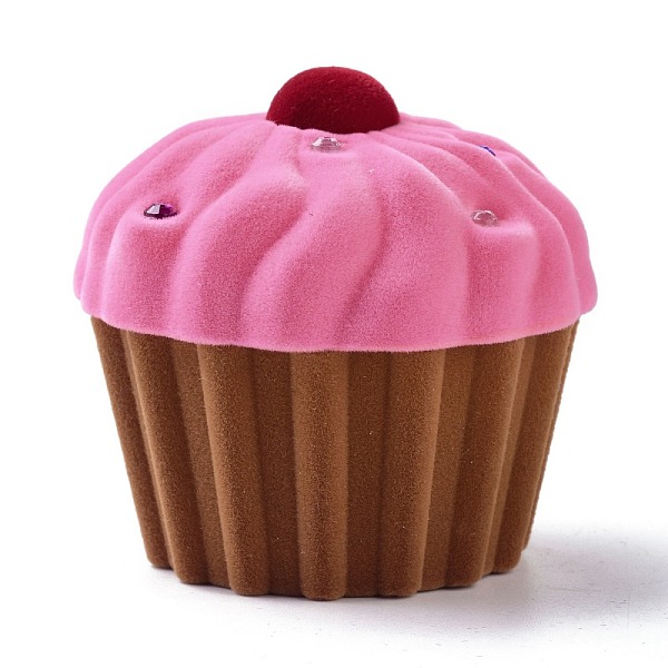 PandaHall Velvet Ring Boxes, with Plastic and Rhinestone, Cupcake, Camel, 6x5.75cm Velvet Others Brown
PandaHall Velvet Ring Boxes, with Plastic and Rhinestone, Cupcake, Camel, 6x5.75cm Velvet Others Brown
