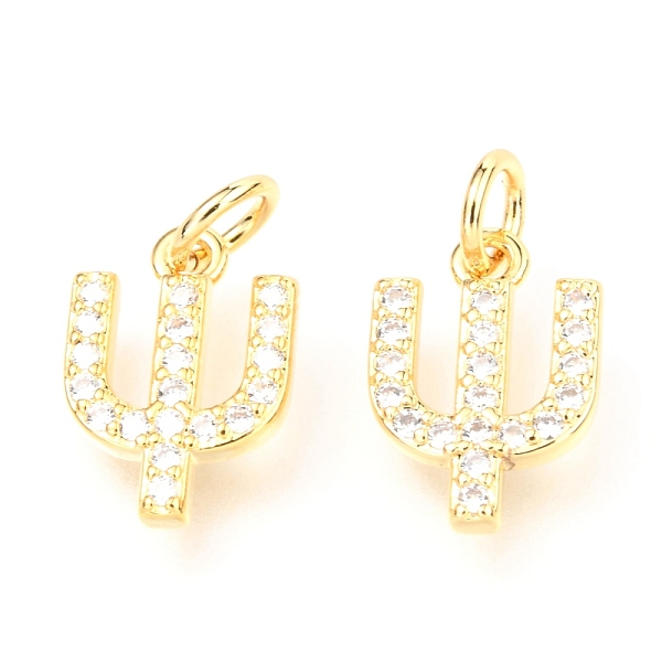 PandaHall Brass Micro Pave Cubic Zirconia Charms, with Jump Rings, Greek Alphabet, Real 18k Gold Plated, Letter.Y, 12.5x8.5x1.75mm, Jump..., Clear
PandaHall Brass Micro Pave Cubic Zirconia Charms, with Jump Rings, Greek Alphabet, Real 18k Gold Plated, Letter.Y, 12.5x8.5x1.75mm, Jump..., Clear