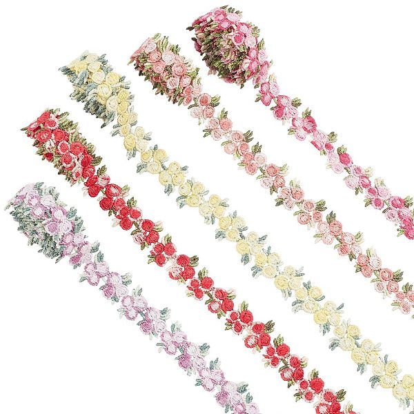 PandaHall 5 Colors Flower Polyester Trim Ribbon, for Curtain Lace Trimmings, Mixed Color, 3/4 inch(20mm), 81cm/color Polyester Flower..., Multicolor
PandaHall 5 Colors Flower Polyester Trim Ribbon, for Curtain Lace Trimmings, Mixed Color, 3/4 inch(20mm), 81cm/color Polyester Flower..., Multicolor