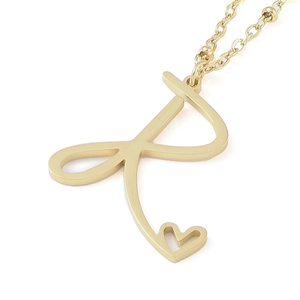 PandaHall 304 Stainless Steel Pendant Necklaces, Letter Charms, Letter R, 16.22 inch(41.2cm), Pendant: 22x21x1.3mm 304 Stainless Steel...
PandaHall 304 Stainless Steel Pendant Necklaces, Letter Charms, Letter R, 16.22 inch(41.2cm), Pendant: 22x21x1.3mm 304 Stainless Steel...