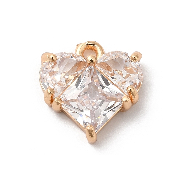 PandaHall Brass Charms, with Glass, Heart, Golden, Clear, 12.5x12x4mm, Hole: 1.4mm Brass+Glass Heart Clear
PandaHall Brass Charms, with Glass, Heart, Golden, Clear, 12.5x12x4mm, Hole: 1.4mm Brass+Glass Heart Clear