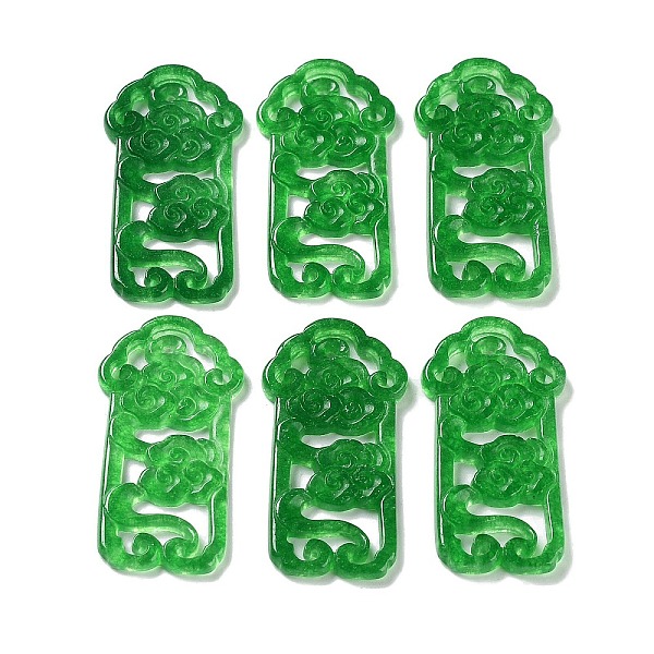PandaHall Natural White Jade Dyed Engraved Pendants, Hollow Auspicious Clouds Charms, 38.5x20x3mm White Jade Cloud
PandaHall Natural White Jade Dyed Engraved Pendants, Hollow Auspicious Clouds Charms, 38.5x20x3mm White Jade Cloud