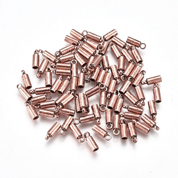 PandaHall Brass Cord Ends, End Caps, Red Copper, 6x2mm, Hole: 1mm, Inner Diameter: 1.5mm Brass
PandaHall Brass Cord Ends, End Caps, Red Copper, 6x2mm, Hole: 1mm, Inner Diameter: 1.5mm Brass