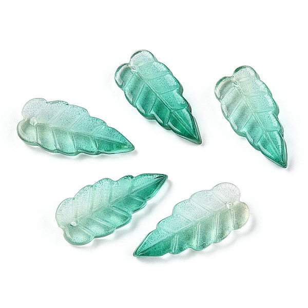 PandaHall Baking Painted Transparent Glass Petal Beads, Leaf, Sea Green, 23.5x10x4.5mm, Hole: 1~1.2mm, about 980~1000pcs/set Glass Leaf
PandaHall Baking Painted Transparent Glass Petal Beads, Leaf, Sea Green, 23.5x10x4.5mm, Hole: 1~1.2mm, about 980~1000pcs/set Glass Leaf