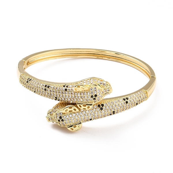 PandaHall Cubic Zirconia Leopard Hinged Bangle, Brass Jewelry for Women, Cadmium Free & Lead Free, Real 18K Gold Plated, Inner Diameter...
PandaHall Cubic Zirconia Leopard Hinged Bangle, Brass Jewelry for Women, Cadmium Free & Lead Free, Real 18K Gold Plated, Inner Diameter...