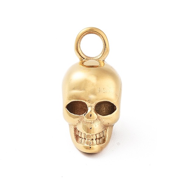 PandaHall Retro 304 Stainless Steel Pendants, Skull Charm, Golden, 20.5x9.5x13.5mm, Hole: 3mm 304 Stainless Steel Skull
PandaHall Retro 304 Stainless Steel Pendants, Skull Charm, Golden, 20.5x9.5x13.5mm, Hole: 3mm 304 Stainless Steel Skull