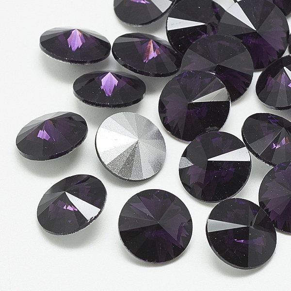 PandaHall Pointed Back Glass Rhinestone Cabochons, Rivoli Rhinestone, Back Plated, Faceted, Cone, Tanzanite, 16x7.5~8mm Glass Rhinestone..., Purple
PandaHall Pointed Back Glass Rhinestone Cabochons, Rivoli Rhinestone, Back Plated, Faceted, Cone, Tanzanite, 16x7.5~8mm Glass Rhinestone..., Purple