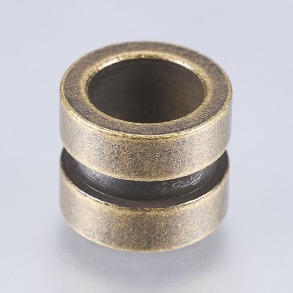 PandaHall 304 Stainless Steel Beads, Large Hole Beads, Column with Groove, Antique Bronze, 10x8mm, Hole: 6.5mm 304 Stainless Steel Column
PandaHall 304 Stainless Steel Beads, Large Hole Beads, Column with Groove, Antique Bronze, 10x8mm, Hole: 6.5mm 304 Stainless Steel Column