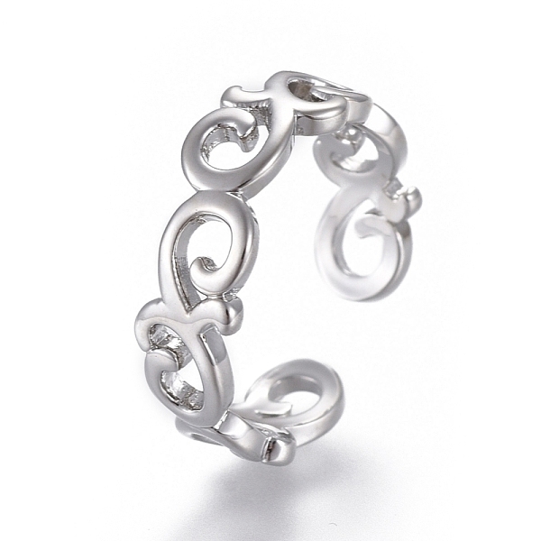 PandaHall Adjustable Brass Toe Rings, Open Cuff Rings, Open Rings, Platinum, Size 4, Inner Diameter: 14.5mm Brass
PandaHall Adjustable Brass Toe Rings, Open Cuff Rings, Open Rings, Platinum, Size 4, Inner Diameter: 14.5mm Brass