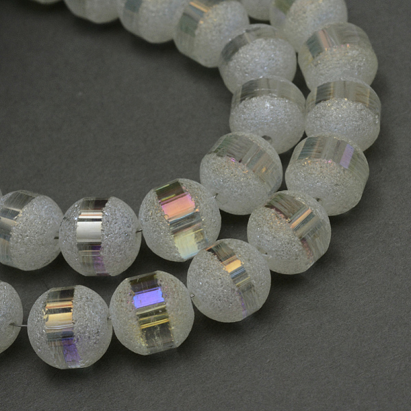 PandaHall Electroplate Glass Bead Strands, Frosted, AB Color Plated, Round, Light Goldenrod Yellow, 8mm, Hole: 1.5mm Glass Round Yellow
PandaHall Electroplate Glass Bead Strands, Frosted, AB Color Plated, Round, Light Goldenrod Yellow, 8mm, Hole: 1.5mm Glass Round Yellow