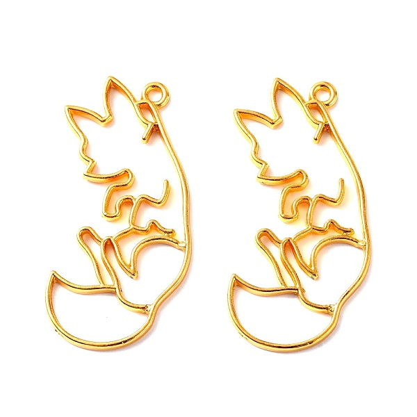 PandaHall Alloy Open Back Bezel Big Pendants, DIY Accessories for Jewelry Making, For DIY UV Resin, Epoxy Resin, Fox Shape, Golden...
PandaHall Alloy Open Back Bezel Big Pendants, DIY Accessories for Jewelry Making, For DIY UV Resin, Epoxy Resin, Fox Shape, Golden...