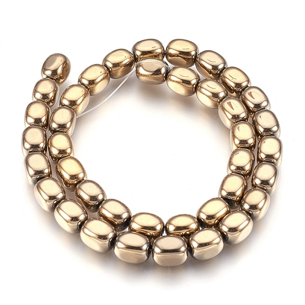 PandaHall Electroplate Non-magnetic Synthetic Hematite Bead Strands, Polished, Cuboid, Antique Bronze Plated, 10~10.5x7~8mm, Hole: 1mm...
PandaHall Electroplate Non-magnetic Synthetic Hematite Bead Strands, Polished, Cuboid, Antique Bronze Plated, 10~10.5x7~8mm, Hole: 1mm...
