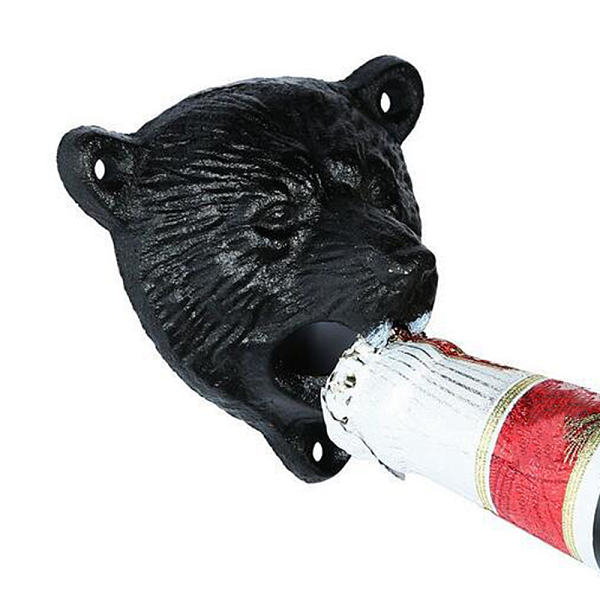 PandaHall Rustic Bear Head Cast Iron Bottle Openers, Bear, Raw(Unplated), 86x87x58mm Iron Bear
PandaHall Rustic Bear Head Cast Iron Bottle Openers, Bear, Raw(Unplated), 86x87x58mm Iron Bear