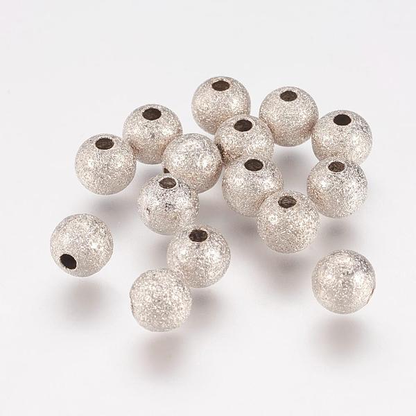 PandaHall Brass Textured Beads, Round, Platinum Color, Size: about 6mm in diameter, Hole: 1mm Brass Round
PandaHall Brass Textured Beads, Round, Platinum Color, Size: about 6mm in diameter, Hole: 1mm Brass Round