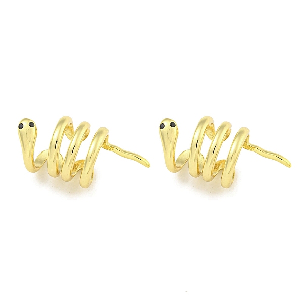 PandaHall Brass Micro Pave Cubic Zirconia Cuff Earrings, for Women, Snake, Real 18K Gold Plated, 15.5x33.5mm Brass Snake Black
PandaHall Brass Micro Pave Cubic Zirconia Cuff Earrings, for Women, Snake, Real 18K Gold Plated, 15.5x33.5mm Brass Snake Black