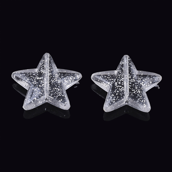 PandaHall Transparent Acrylic Beads, Glitter Beads, Star, Clear, 21x22x5mm, Hole: 1.2mm, about 469pcs/500g Acrylic Star Clear
PandaHall Transparent Acrylic Beads, Glitter Beads, Star, Clear, 21x22x5mm, Hole: 1.2mm, about 469pcs/500g Acrylic Star Clear