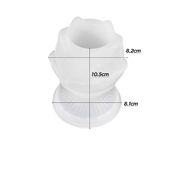PandaHall Lotus Silicone Candle Holder Molds, For Candle Making, White, 8.2x10.6cm Silicone Flower White
PandaHall Lotus Silicone Candle Holder Molds, For Candle Making, White, 8.2x10.6cm Silicone Flower White