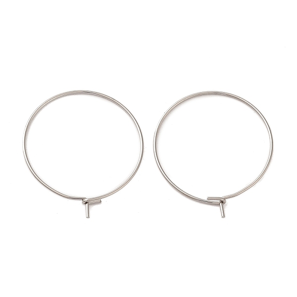 PandaHall 304 Stainless Steel Hoop Earrings Findings, Wine Glass Charms Findings, Stainless Steel Color, 25x0.6mm, 22 Gauge 304 Stainless...
PandaHall 304 Stainless Steel Hoop Earrings Findings, Wine Glass Charms Findings, Stainless Steel Color, 25x0.6mm, 22 Gauge 304 Stainless...