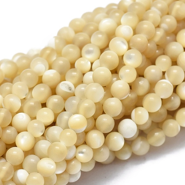PandaHall Shell Beads Strands, Round, 2mm, Hole: 0.5mm, about 195pcs/strand, 15.35 inch(39cm) Yellow Shell Round
PandaHall Shell Beads Strands, Round, 2mm, Hole: 0.5mm, about 195pcs/strand, 15.35 inch(39cm) Yellow Shell Round