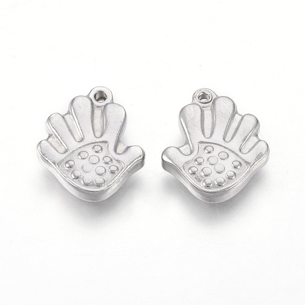PandaHall 304 Stainless Steel Pendants, Palm, Stainless Steel Color, 15.5x13x3mm, Hole: 1mm 304 Stainless Steel Palm
PandaHall 304 Stainless Steel Pendants, Palm, Stainless Steel Color, 15.5x13x3mm, Hole: 1mm 304 Stainless Steel Palm