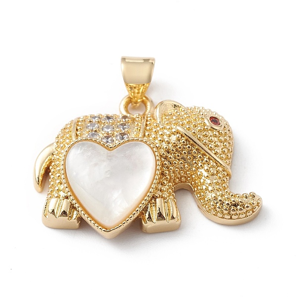 PandaHall Rack Plating Brass Micro Pave Cubic Zirconia Pendants, with Shell, Long-Lasting Plated, Cadmium Free & Lead Free, Elephant with..., White
PandaHall Rack Plating Brass Micro Pave Cubic Zirconia Pendants, with Shell, Long-Lasting Plated, Cadmium Free & Lead Free, Elephant with..., White