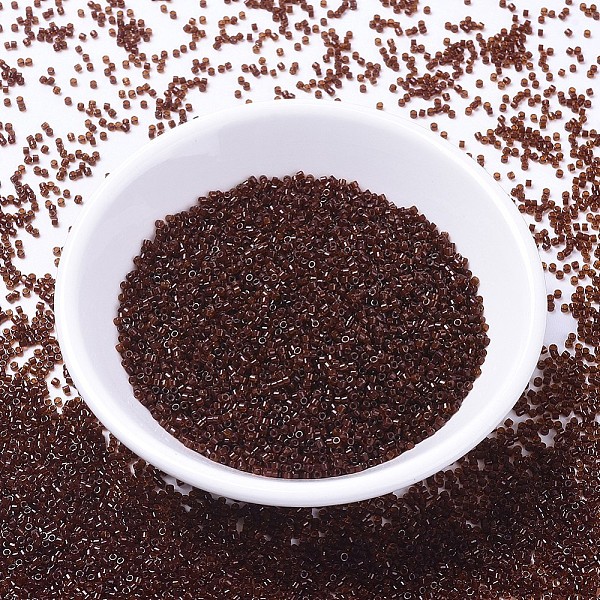 PandaHall MIYUKI Delica Beads, Cylinder, Japanese Seed Beads, 11/0, (DB1392) Dark Topaz Lined Rootbeer, 1.3x1.6mm, Hole: 0.8mm, about..., Brown
PandaHall MIYUKI Delica Beads, Cylinder, Japanese Seed Beads, 11/0, (DB1392) Dark Topaz Lined Rootbeer, 1.3x1.6mm, Hole: 0.8mm, about..., Brown