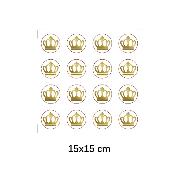 PandaHall 8 Sheets Plastic Waterproof Self-Adhesive Picture Stickers, Round Dot Cartoon Decals for Kid's Art Craft, Crown, 150x150mm...
PandaHall 8 Sheets Plastic Waterproof Self-Adhesive Picture Stickers, Round Dot Cartoon Decals for Kid's Art Craft, Crown, 150x150mm...