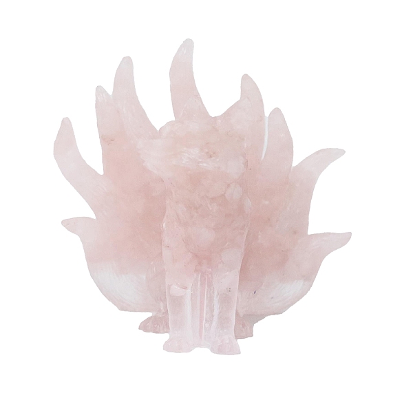 PandaHall Resin Nine-tailed Fox Display Decoration, with Natural Rose Quartz Chips inside Statues for Home Office Decorations, 80x100x100mm...
PandaHall Resin Nine-tailed Fox Display Decoration, with Natural Rose Quartz Chips inside Statues for Home Office Decorations, 80x100x100mm...
