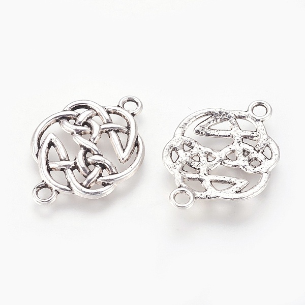 PandaHall Tibetan Style Alloy Links connectors, Flat Round Knot, Cadmium Free & Nickel Free & Lead Free, Antique Silver, 29x20x2mm, Hole...
PandaHall Tibetan Style Alloy Links connectors, Flat Round Knot, Cadmium Free & Nickel Free & Lead Free, Antique Silver, 29x20x2mm, Hole...