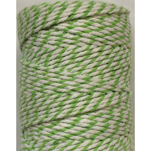 PandaHall Macrame Cotton Cord, Twisted Cotton Rope, Dyed, for Crafts, Gift Wrapping, Lime, 2mm, about 10.93 yards(10m)/roll Cotton Green
PandaHall Macrame Cotton Cord, Twisted Cotton Rope, Dyed, for Crafts, Gift Wrapping, Lime, 2mm, about 10.93 yards(10m)/roll Cotton Green