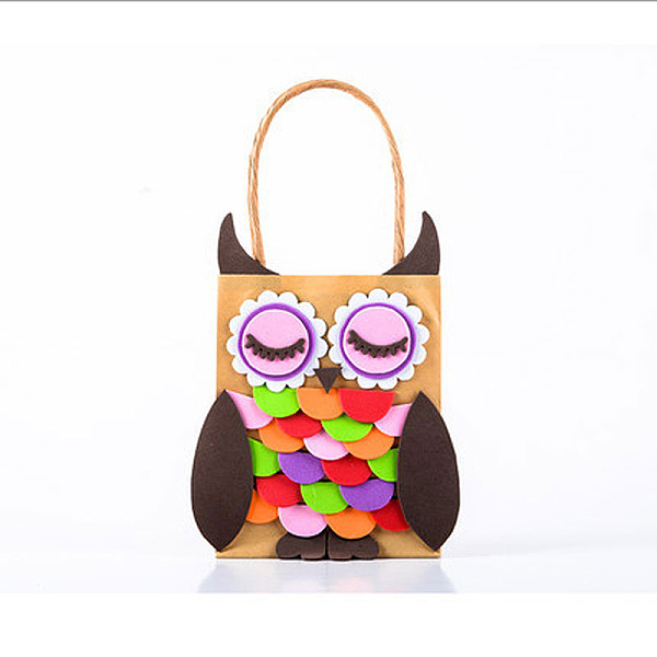 PandaHall DIY Rectangle with Dog Pattern Kraft Paper Bag Making Set, Including Paper Bag, Non Woven Fabrics Stickers, Mixed Color, 306mm..., Multicolor
PandaHall DIY Rectangle with Dog Pattern Kraft Paper Bag Making Set, Including Paper Bag, Non Woven Fabrics Stickers, Mixed Color, 306mm..., Multicolor