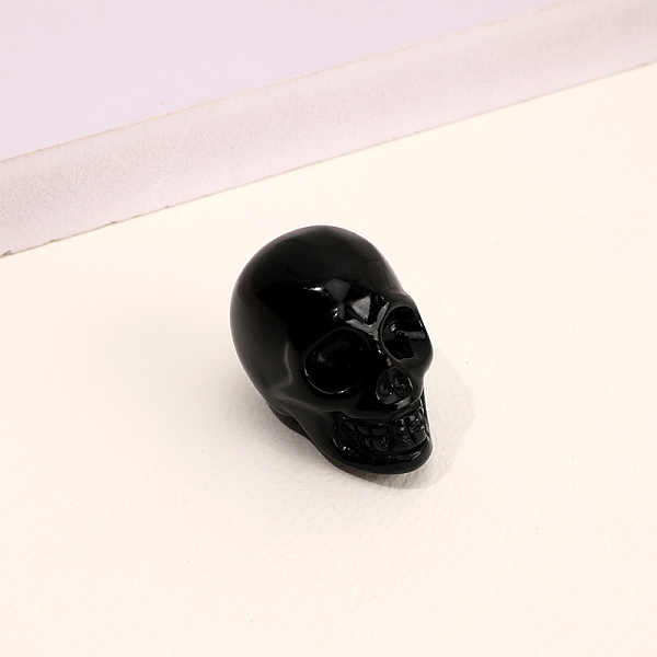 PandaHall Natural Obsidian Skull Figurine Display Decorations, Energy Stone Ornaments, 40x25x27mm Obsidian Skull
PandaHall Natural Obsidian Skull Figurine Display Decorations, Energy Stone Ornaments, 40x25x27mm Obsidian Skull