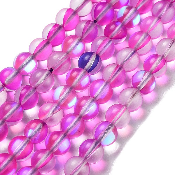PandaHall Synthetic Moonstone Beads Strands, Round, Camellia, 8mm, Hole: 1mm, about 23~24pcs/strand, 7.09~7.32 inch(18~18.6cm) Moonstone..., Pink
PandaHall Synthetic Moonstone Beads Strands, Round, Camellia, 8mm, Hole: 1mm, about 23~24pcs/strand, 7.09~7.32 inch(18~18.6cm) Moonstone..., Pink
