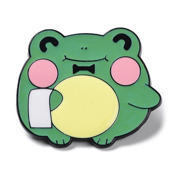 PandaHall Cartoon Frog Enamel Pin, Electrophoresis Black Alloy Brooch for Clothes Backpack, Bowknot, 30x35.5x1.5mm Alloy+Enamel Bowknot
PandaHall Cartoon Frog Enamel Pin, Electrophoresis Black Alloy Brooch for Clothes Backpack, Bowknot, 30x35.5x1.5mm Alloy+Enamel Bowknot