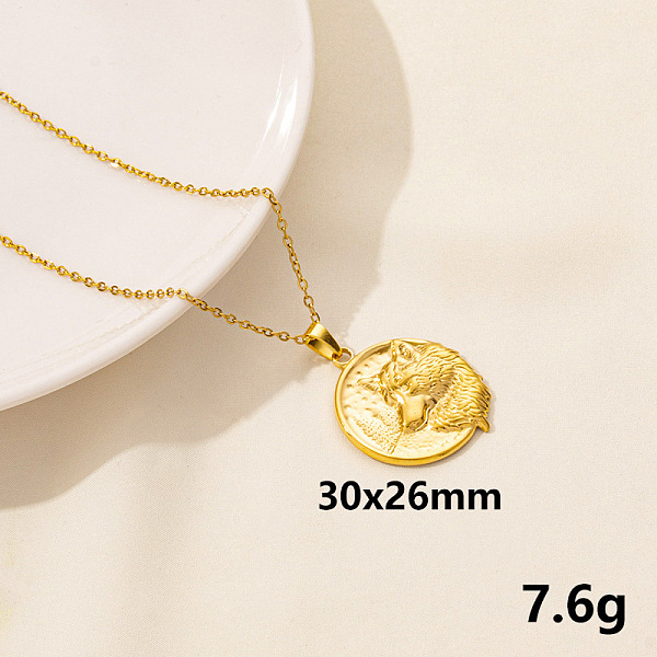 PandaHall 304 Stainless Steel Wolf Pendant Necklace, Cable Chain Necklaces Stainless Steel Wolf
PandaHall 304 Stainless Steel Wolf Pendant Necklace, Cable Chain Necklaces Stainless Steel Wolf