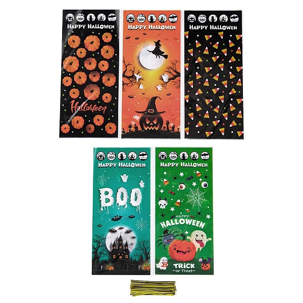 PandaHall Halloween Printed Gift Plastic Bags, Rectangle Candy Wrapping Bags, Mixed Shapes, Mixed Color, 27.2x12.4x0.01cm,250pcs/set, ribbon..., Multicolor
PandaHall Halloween Printed Gift Plastic Bags, Rectangle Candy Wrapping Bags, Mixed Shapes, Mixed Color, 27.2x12.4x0.01cm,250pcs/set, ribbon..., Multicolor