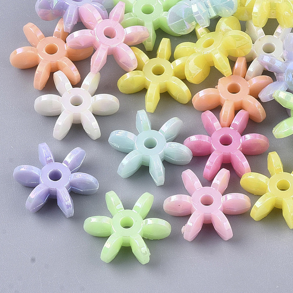 PandaHall Opaque Acrylic Beads, AB Color Plated, Star Flake Christmas Beads, Mixed Color, 13x11.5x5mm, Hole: 1.6mm, about 2777pcs/500g..., Multicolor
PandaHall Opaque Acrylic Beads, AB Color Plated, Star Flake Christmas Beads, Mixed Color, 13x11.5x5mm, Hole: 1.6mm, about 2777pcs/500g..., Multicolor