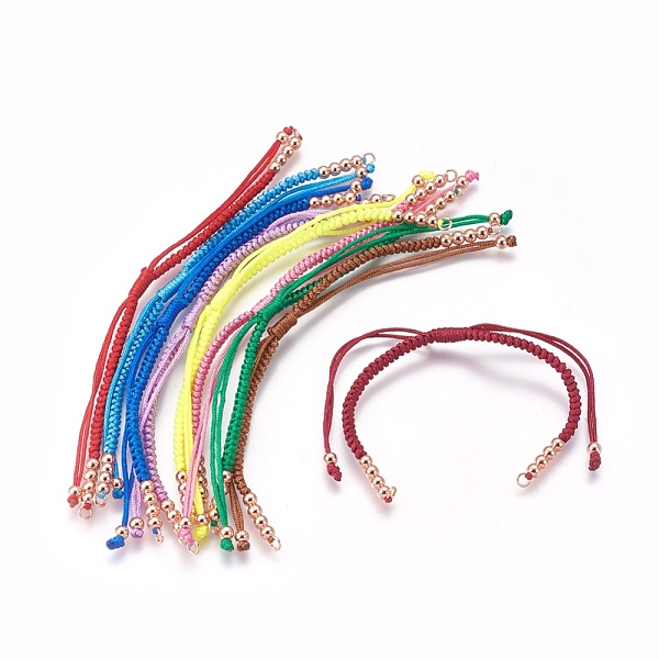 PandaHall Nylon Cord Braided Bead Bracelets Making, with Brass Beads, Long-Lasting Plated, Real Rose Gold Plated, Mixed Color, 10-1/4..., Multicolor
PandaHall Nylon Cord Braided Bead Bracelets Making, with Brass Beads, Long-Lasting Plated, Real Rose Gold Plated, Mixed Color, 10-1/4..., Multicolor