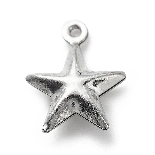 PandaHall 304 Stainless Steel Pendants, Star Charms, Stainless Steel Color, 14.3x11.8x4.6mm, Hole: 1mm 304 Stainless Steel Star
PandaHall 304 Stainless Steel Pendants, Star Charms, Stainless Steel Color, 14.3x11.8x4.6mm, Hole: 1mm 304 Stainless Steel Star