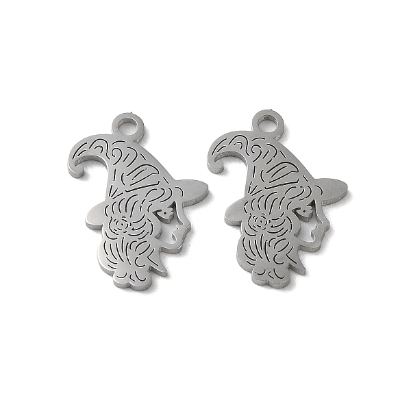 PandaHall 304 Stainless Steel Pendants, Laser Cut, Witch Charms, Stainless Steel Color, 16x10.5x1mm, Hole: 1.6mm 304 Stainless Steel Witch
PandaHall 304 Stainless Steel Pendants, Laser Cut, Witch Charms, Stainless Steel Color, 16x10.5x1mm, Hole: 1.6mm 304 Stainless Steel Witch