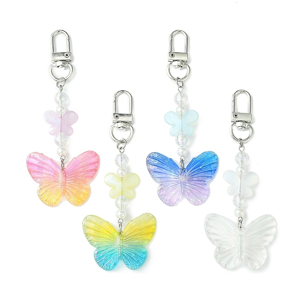PandaHall Acrylic Butterfly Pendant Decorations, with Alloy Swivel Lobster Clasps, Mixed Color, 104.5mm Acrylic Butterfly Multicolor
PandaHall Acrylic Butterfly Pendant Decorations, with Alloy Swivel Lobster Clasps, Mixed Color, 104.5mm Acrylic Butterfly Multicolor