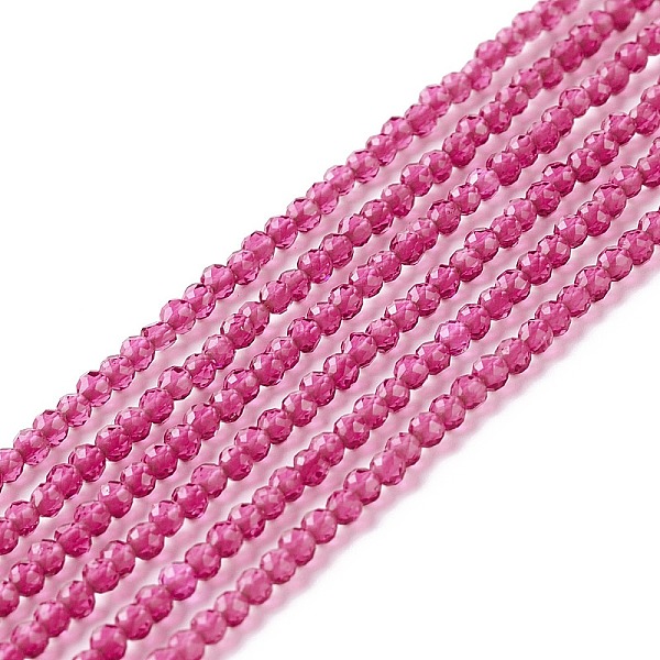 PandaHall Transparent Glass Beads Strands, Faceted, Round, Hot Pink, 2mm, Hole: 0.6mm, about 182~201pcs/strand, 14.57~15.24 inch((37~38.7cm)...
PandaHall Transparent Glass Beads Strands, Faceted, Round, Hot Pink, 2mm, Hole: 0.6mm, about 182~201pcs/strand, 14.57~15.24 inch((37~38.7cm)...